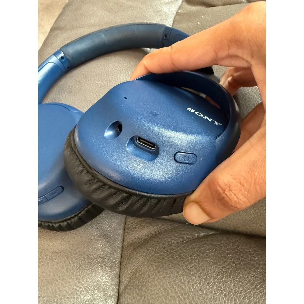 Sony WH-CH710N Wireless Noise‎ Cancelling Over-Ear Headphones Blue WHCH710N/L